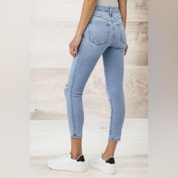 Good American | Good waist Cropped Ankle Jeans | High Waist jeans NWT size 4/27 - Picture 2 of 10